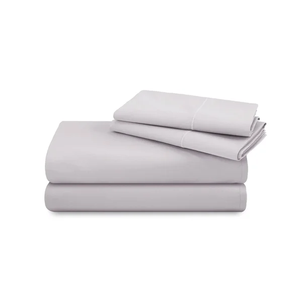 Nectarsoft - 600 Thread Count Sateen Sheet Set, Full, Lilac Marble