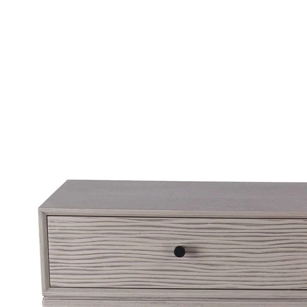Benjara 2 Drawer Wooden Console Table with Turned Legs, Taupe Gray