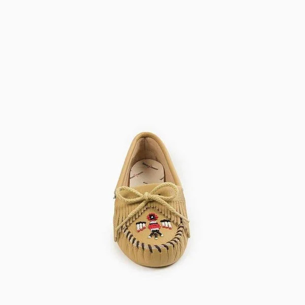 Minnetonka Thunderbird Soft Sole Smooth - Natural 7