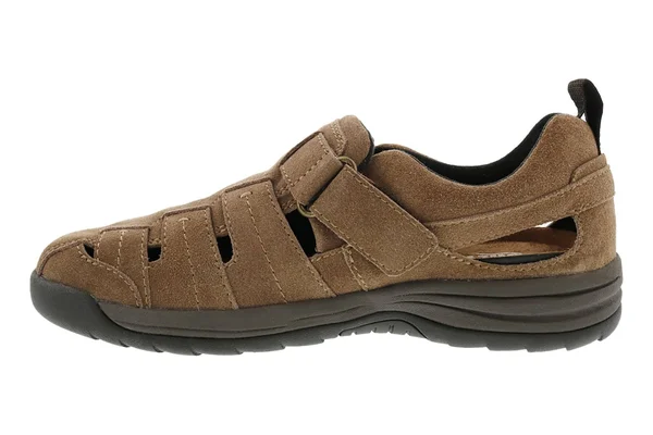 Drew Men's Dublin Fisherman Sandal - Size: 11.5, Olive Suede