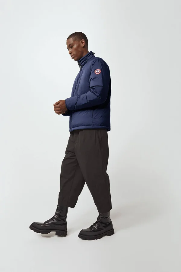 Canada Goose Lodge Matte Finish Down Jacket - Men's Atlantic Navy - M