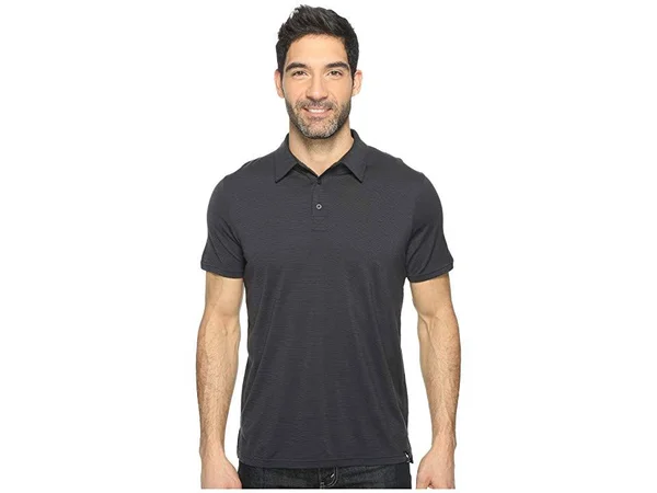 Smartwool Men's Merino 150 Pattern Polo - Small - Charcoal