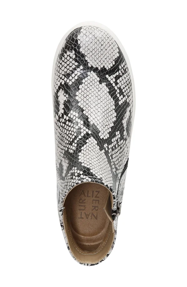 Naturalizer Celeste Sneaker Booties - Alabaster Snake