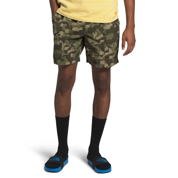 The North Face Class V Pull-On Trunk Short Men's, Burnt Olive Green Ponderosa Print, XL