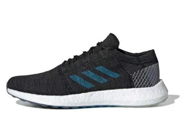 Adidas Pureboost Go &Grey Blue& Grey/Black/Blue Marathon Running Shoes/Sneakers EF7634 (US Size 9.5)