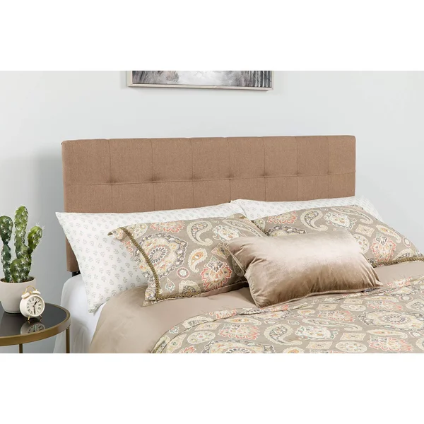Flash Furniture Bedford Fabric Panel Headboard - Camel, Twin