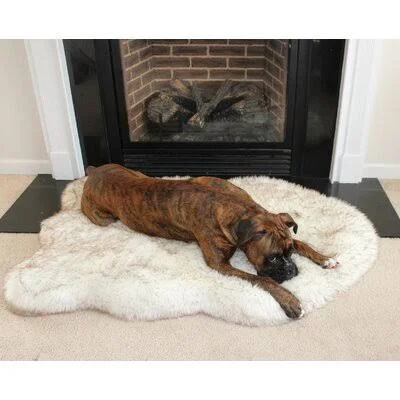 Potrero PupRug Faux Fur Orthopedic Dog Mat Tucker Murphy Pet Size: Medium (30x22 W x 2x22 D x 50x22 H)