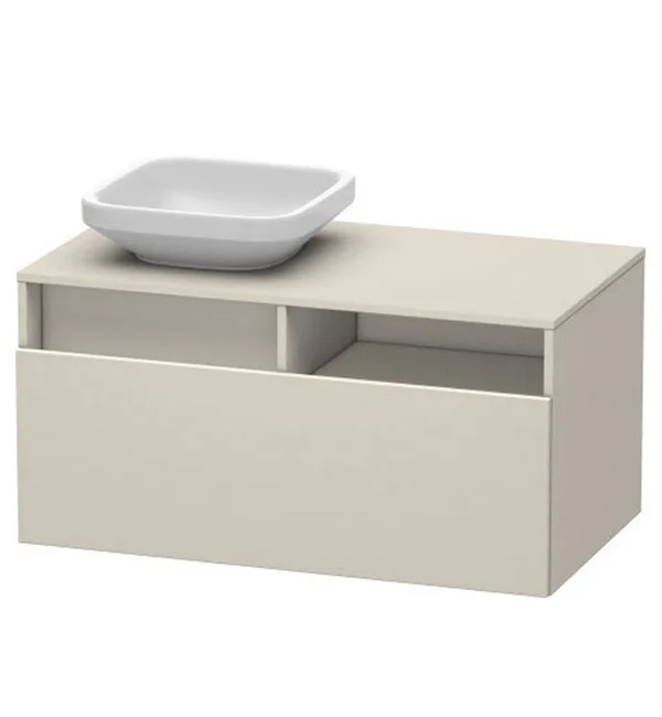 Duravit DS6784L2243 DuraStyle Vanity Unit Wall-Mounted - in White High Gloos Lacquer