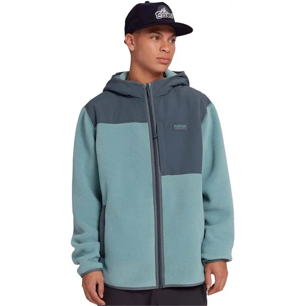Burton Men's Hearth Full-Zip Hooded Fleece S