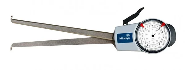 Mitutoyo 209-901 Dial Caliper Gage - 15-65 mm, 0.05 mm, 188 mm Depth with Internal Measurement
