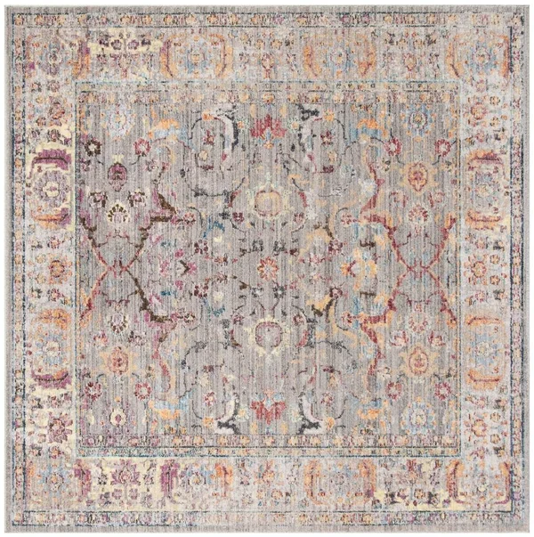 Safavieh 7& x 7& Square Bristol BTL362A Grey - Light Grey Rug