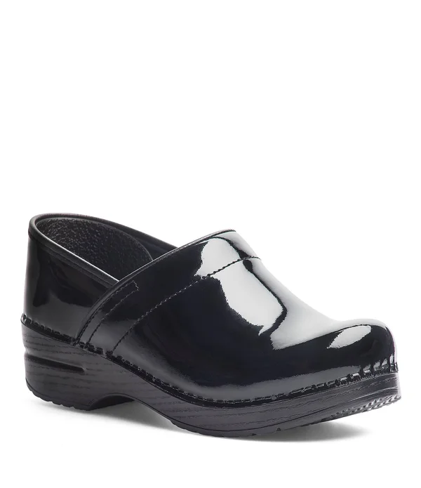 Dansko Women's Professional Wide Black Patent 40