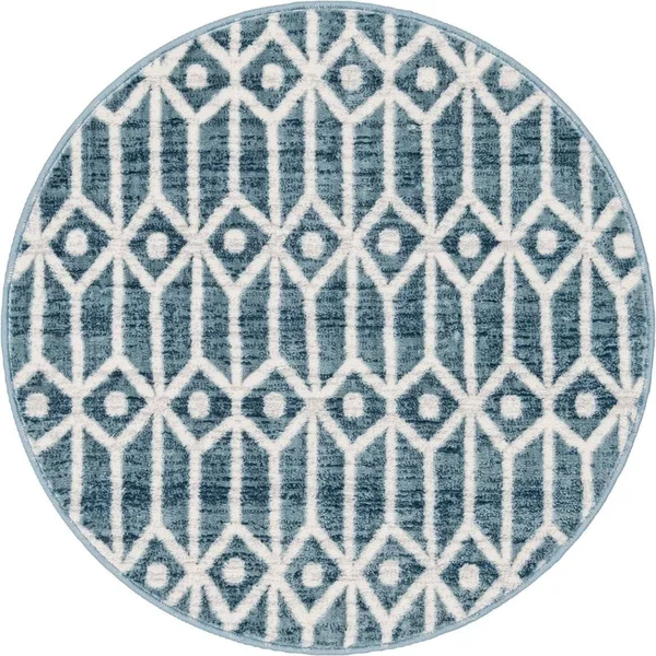 Unique Loom Matrix Trellis Diamonds Rug, 9& x 12&, Gray