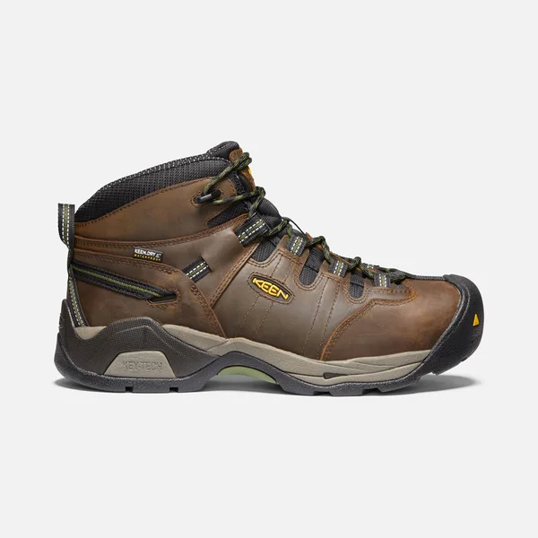 Keen Men's Detroit XT Waterproof Steel Toe Work Boots, Brown