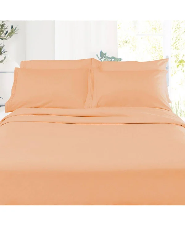 Premier 1800 Series Deep Pocket 4 pc. Sheet Set - Queen - Burgundy