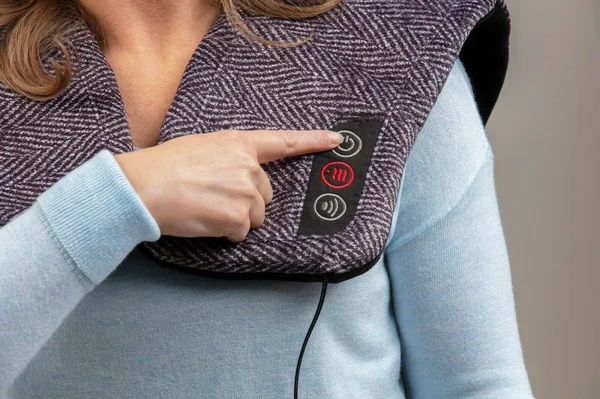 Homedics Weighted Massage Wrap with Soothing HEAT, HCM-350HJ-2