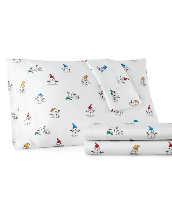 Micro Flannel Printed Sheet Set King Enchantment Rose