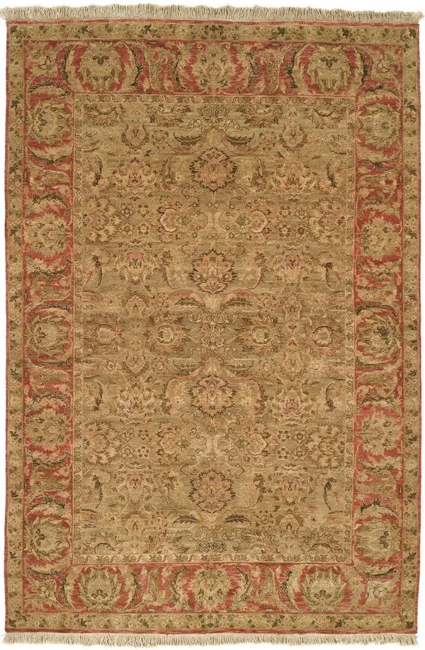 Safavieh Old World OW115E Light Green, Rust Rug 2&6x22 x 12& Runner