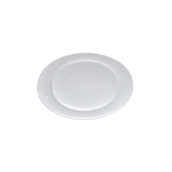 Oneida 13 in. Circa Porcelain Platters (Set of 12), Bright White
