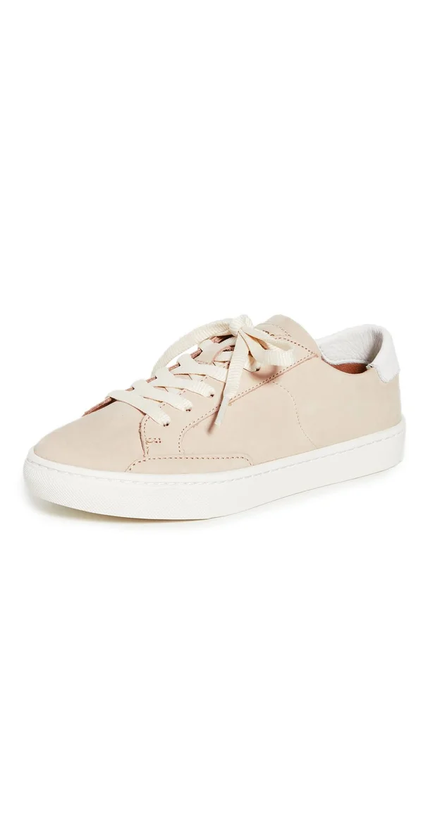 Soludos Ibiza Leather Sneaker - Bisque - 10