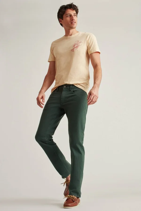 Men's Bonobos All Season Travel Slim Fit Stretch Jeans, Size 36 x 30 - Green