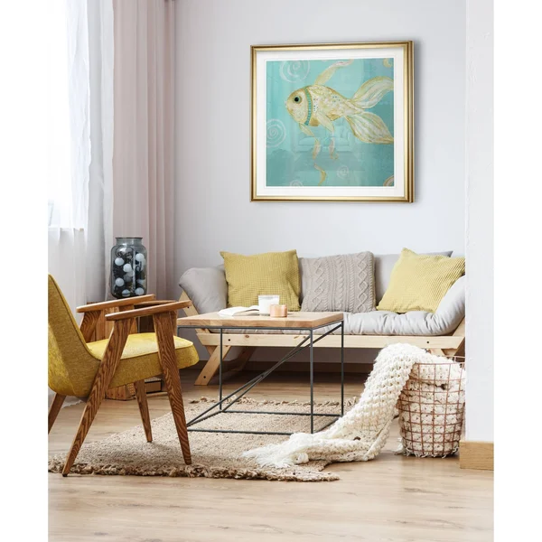 Whimsical Sea II -Framed Giclee Print - 16x16