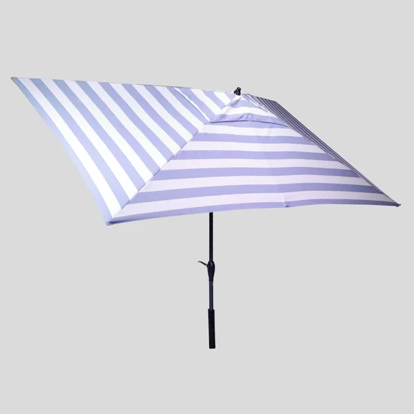 Threshold Rectangular Cabana Stripe Patio Umbrella - Navy