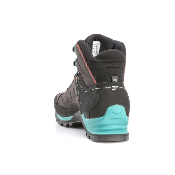 Salewa Women's MTN Trainer Mid GTX Boot - 7.5 - Magnet, Viridian Green