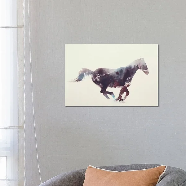 iCanvas Horse I by Andreas Lie Canvas Print 26x40x1.5 1PC6-60x40