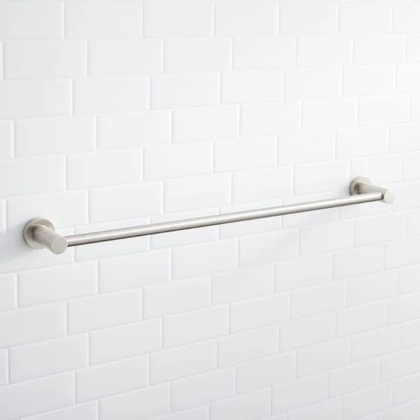 Signature Hardware Ceeley Towel Bar - Brushed Nickel
