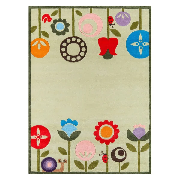 Momeni Lil Mo Whimsy Area Rug - Grass, 4& x 6&