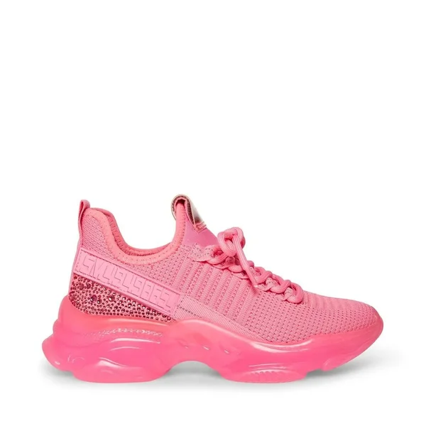 Maxima Hot Pink Sneakers by Steve Madden - Size 8.5