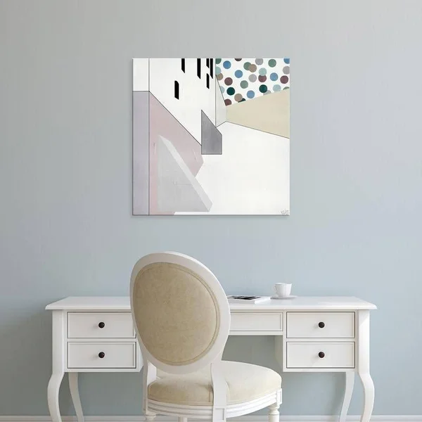 Easy Art Prints Nicolai Kubel Olesen's 'Perspektive II' Premium Canvas Art - 40 x 40 - Brazilian Barnwood Frame