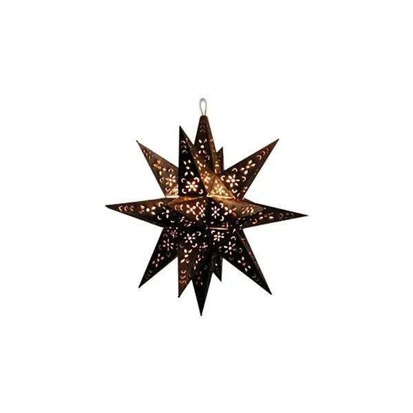 Quintana Roo 9625S-C Tin Moravian Star Pendant