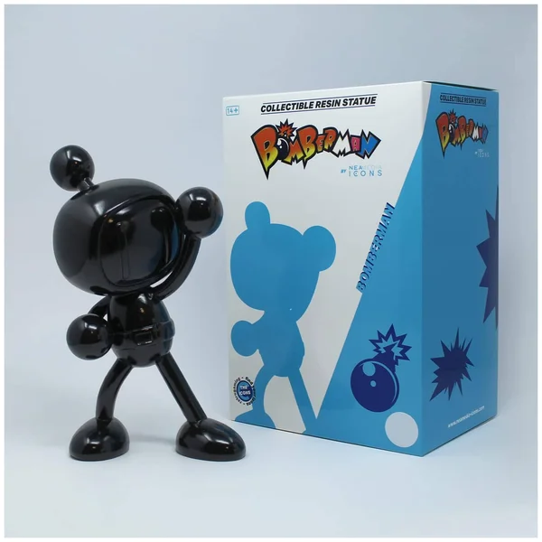 Bomberman Mini Icons 9.8 inch Collectible Resin Statue, Black