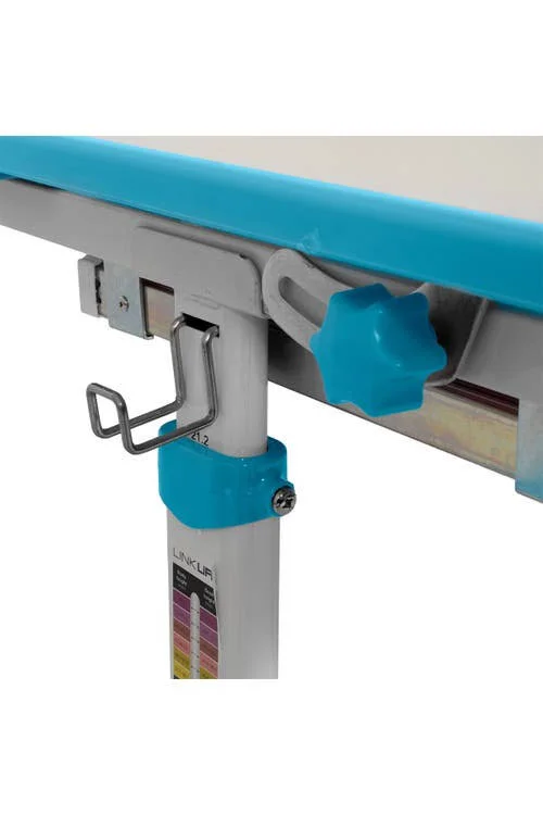 Happy Living Kid Height Adjustable Study Table and Chair Set with Lamp - Blue at Nordstrom Rack
