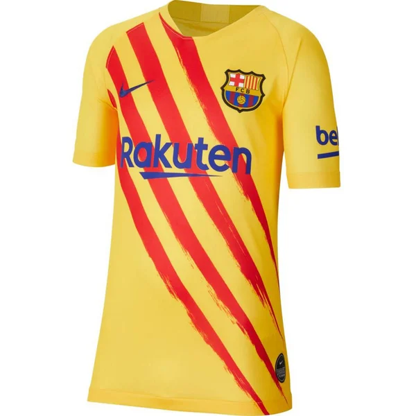Nike Barcelona Youth Senyera Fourth Jersey 19/20 - YXL