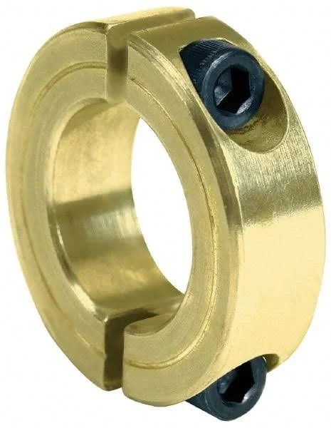 Climax Metal Products 2-3/4x22 Bore, Steel, Two Piece Clamping Shaft Collar - 4x22 Outside Diam, 7/8x22 Wide, Part #CR2C-275