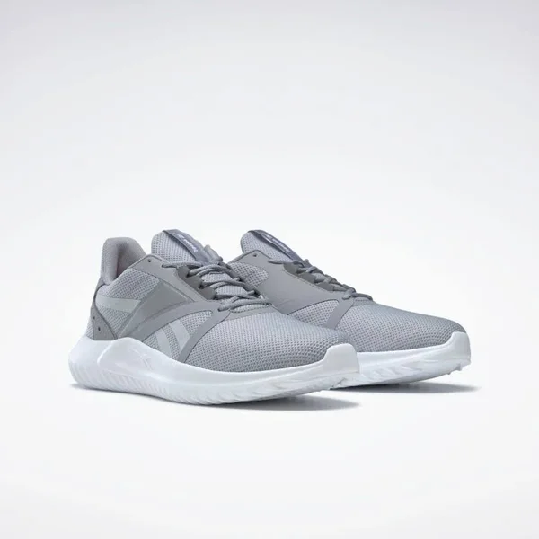 Big & Tall Reebok Energylux Running Shoes - Grey/White - Size 140 M, Men's, Size 14