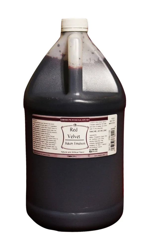 Lorann Oils 1 Gallon Red Velvet Bakery Emulsion