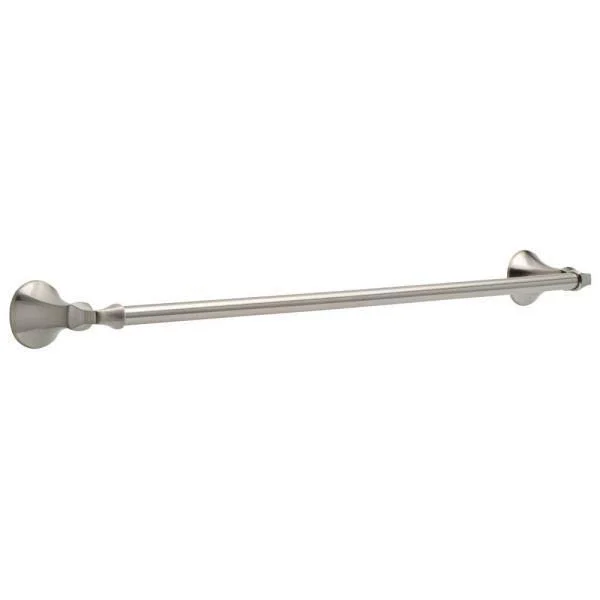Delta Mandara 4-pc. Bath Hardware Set in SpotShield Brushed Nickel with Towel Ring, Toilet Paper Holder, 24x22 Towel Bar & H