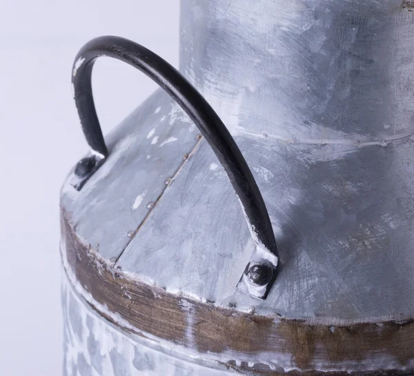 Vintiquewise Rustic Farmhouse Style Galvanized Metal Milk Can Decoration Planter and Vase, Large