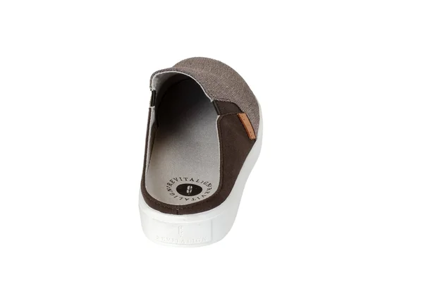 Revitalign Esplanade Cotton Canvas Slip-On Mule - Gray/Grey