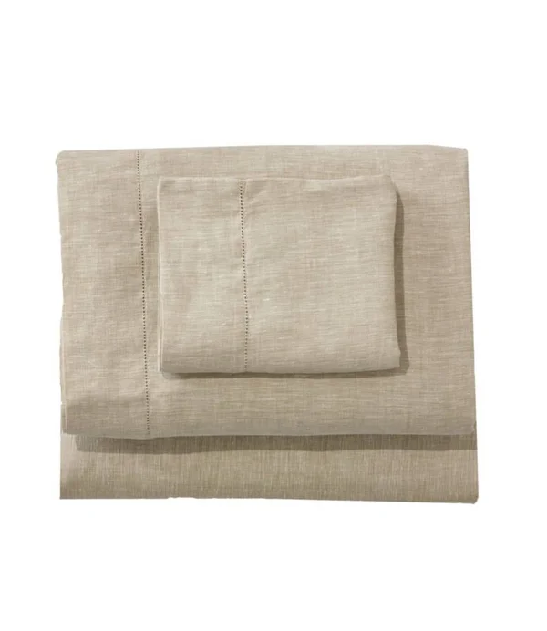 Sunwashed Linen Sheet Set - Twin Tan Twin Size, L.L.Bean