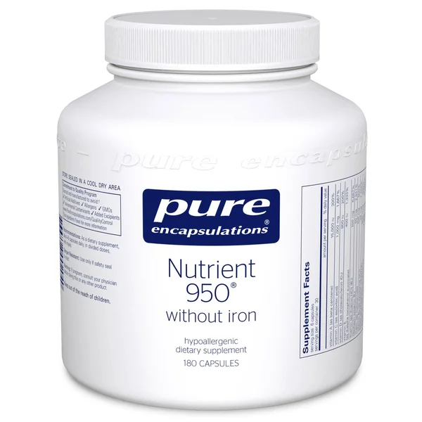 Pure Encapsulations Nutrient 950 without Iron 180 Capsules