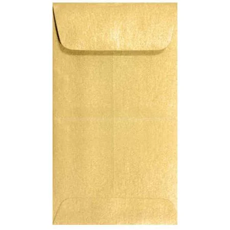 Lux #5 1/2 Coin Envelopes (3 1/8 x 5 1/2) 250/Box - Gold Metallic (512CO-07-250)