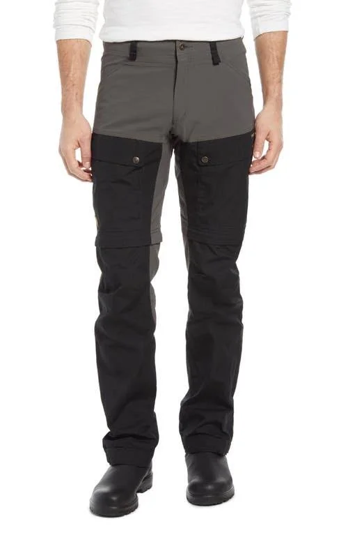 Fjallraven - Men's Keb Gaiter Trousers, Black/Stone Grey, 56