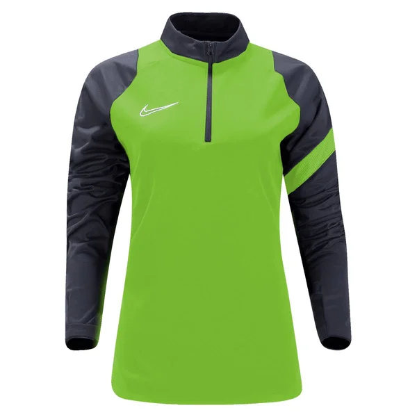 Nike Women's Academy Pro Drill Top - Yellow/Grey - L