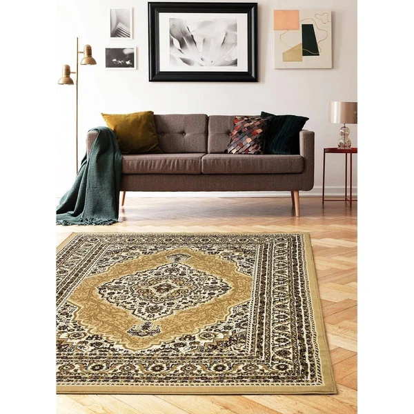 Princess Collection Oriental Medallion Area Rug, 5& 2x22 x 7& 2