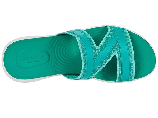 Hush Puppies Women's Willa Knit Slide - Size: 8, Deep Green Knit